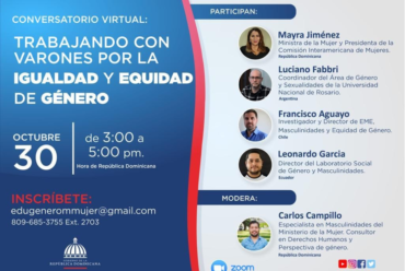 Trabajando con Hombres por la Igualdad y equidad de género