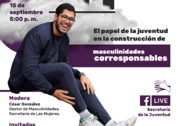 integrante dEl laboratorio participó en colombia en el espacio ‘El papel de la juventud en la construcción de masculinidades corresponsables’