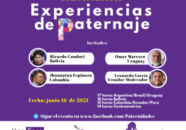 ciclo de acciones TIEMPOS DE PATERNAJE: conversatorio “Experiencias de paternaje”